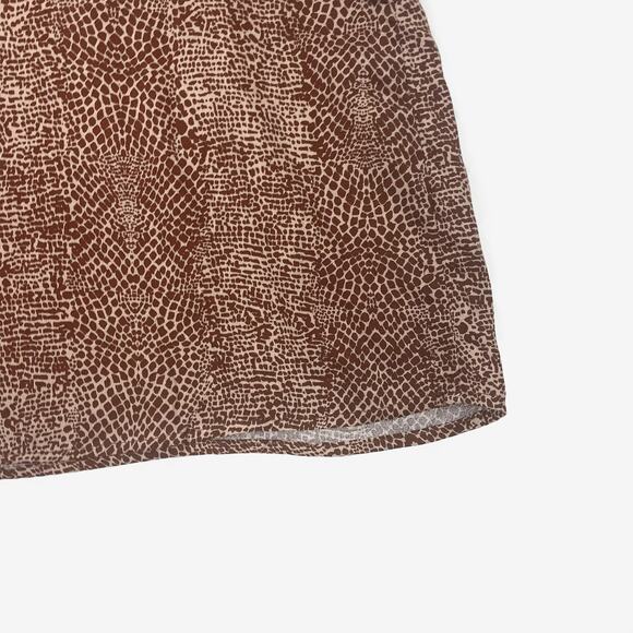 A New Day Animal Print Cami Size XXL Brown Plus Size Casual Earth Girl Summer - Picture 8 of 12